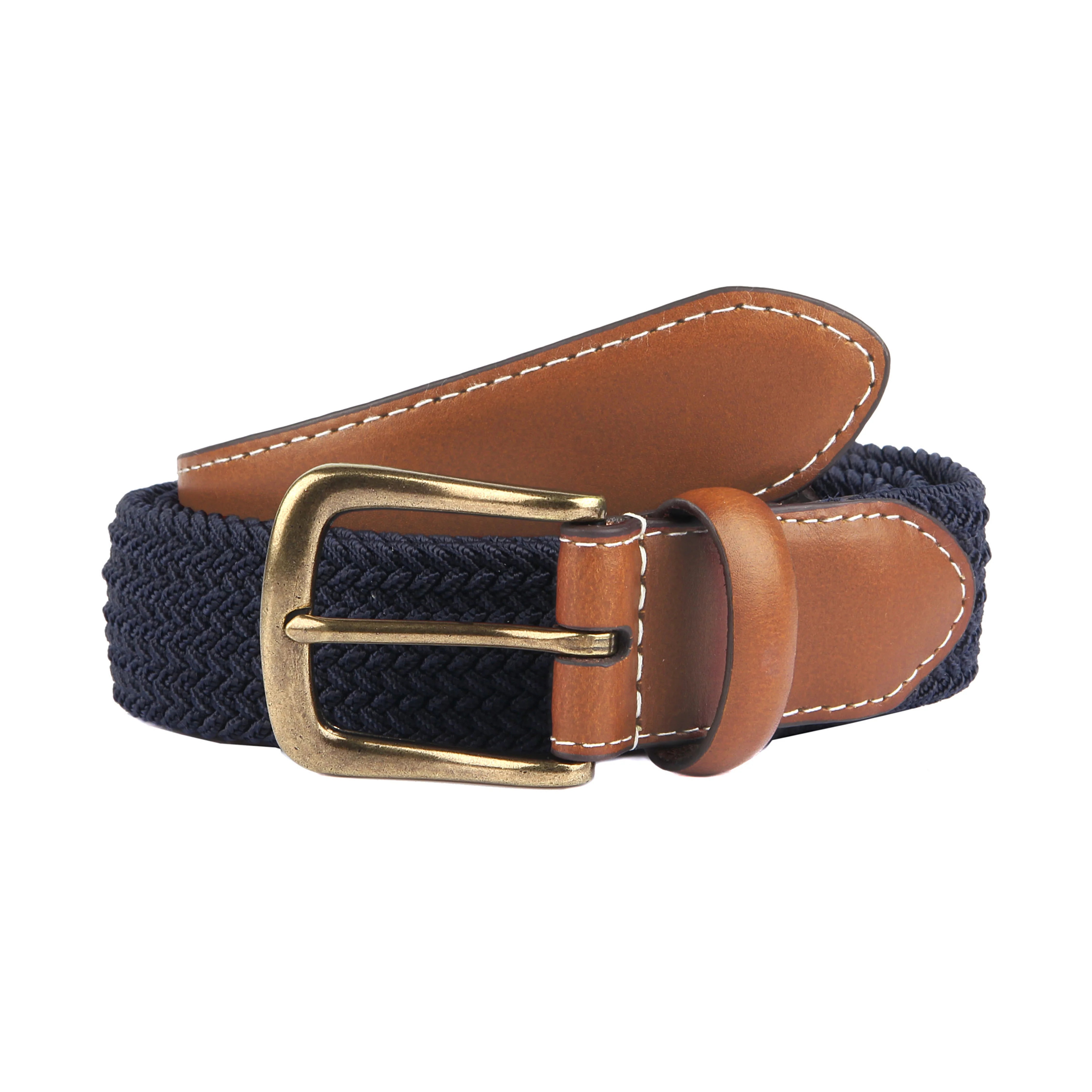 Dents - Mens Belt - Stretch Elastic Webbing Belt - Navy - Wildvine Clothing, Spalding, Lincolnshire